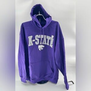 Kansas State Wildcats Hoodie XL Pullover K-State NEW College Sports Captivating